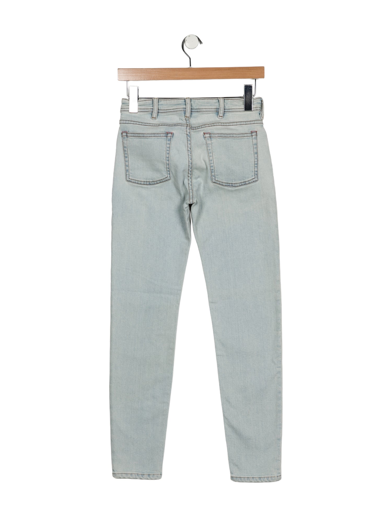 Acne Studios Blå Konst Mid-Rise Skinny Leg Jeans w/ Tags