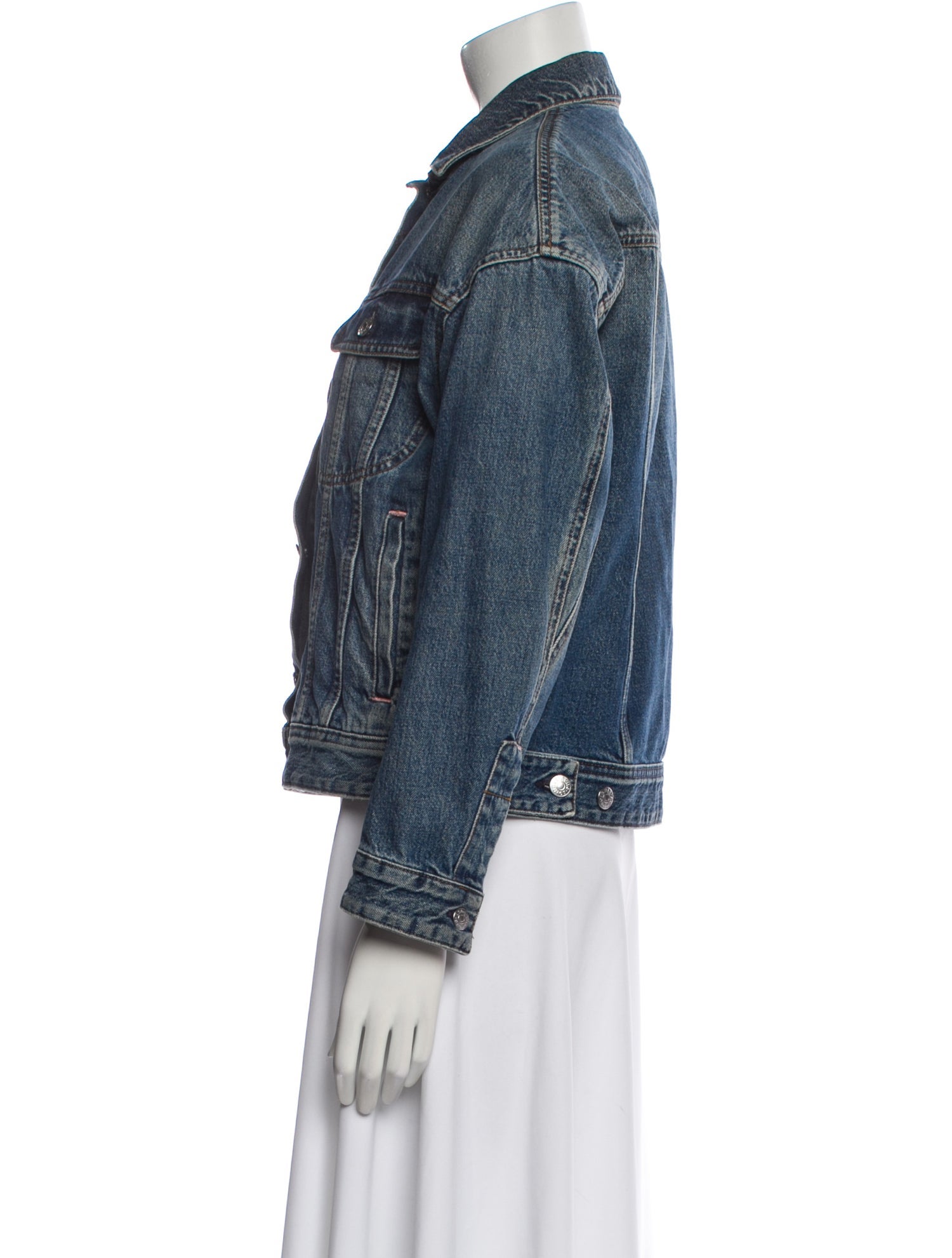 Acne Studios Blå Konst Denim Jacket