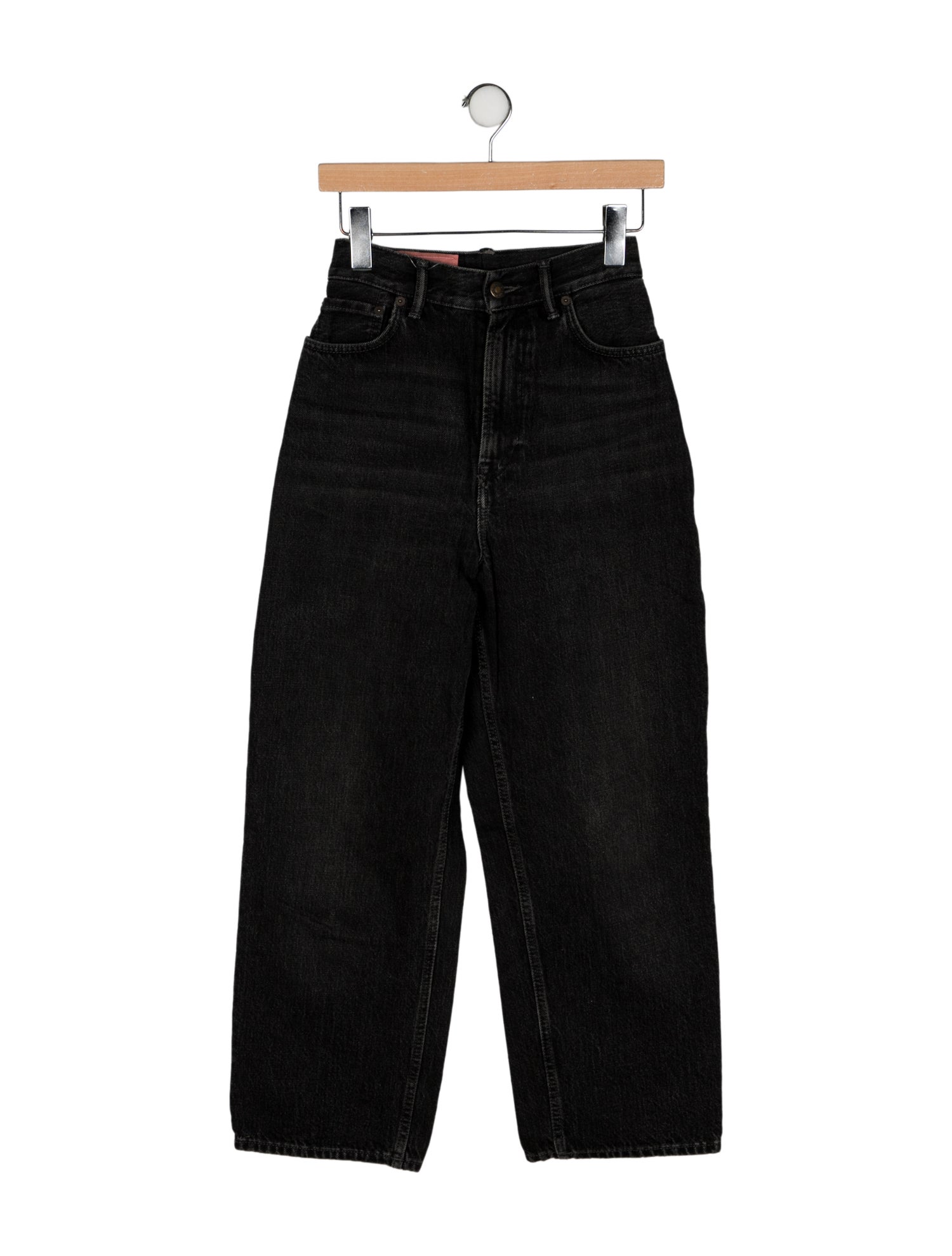 Acne Studios Blå Konst High-Rise Wide Leg Jeans