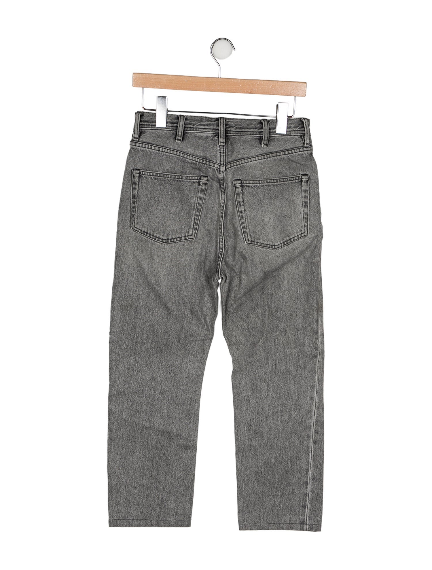 Acne Studios Blå Konst Mid-Rise Straight Leg Jeans