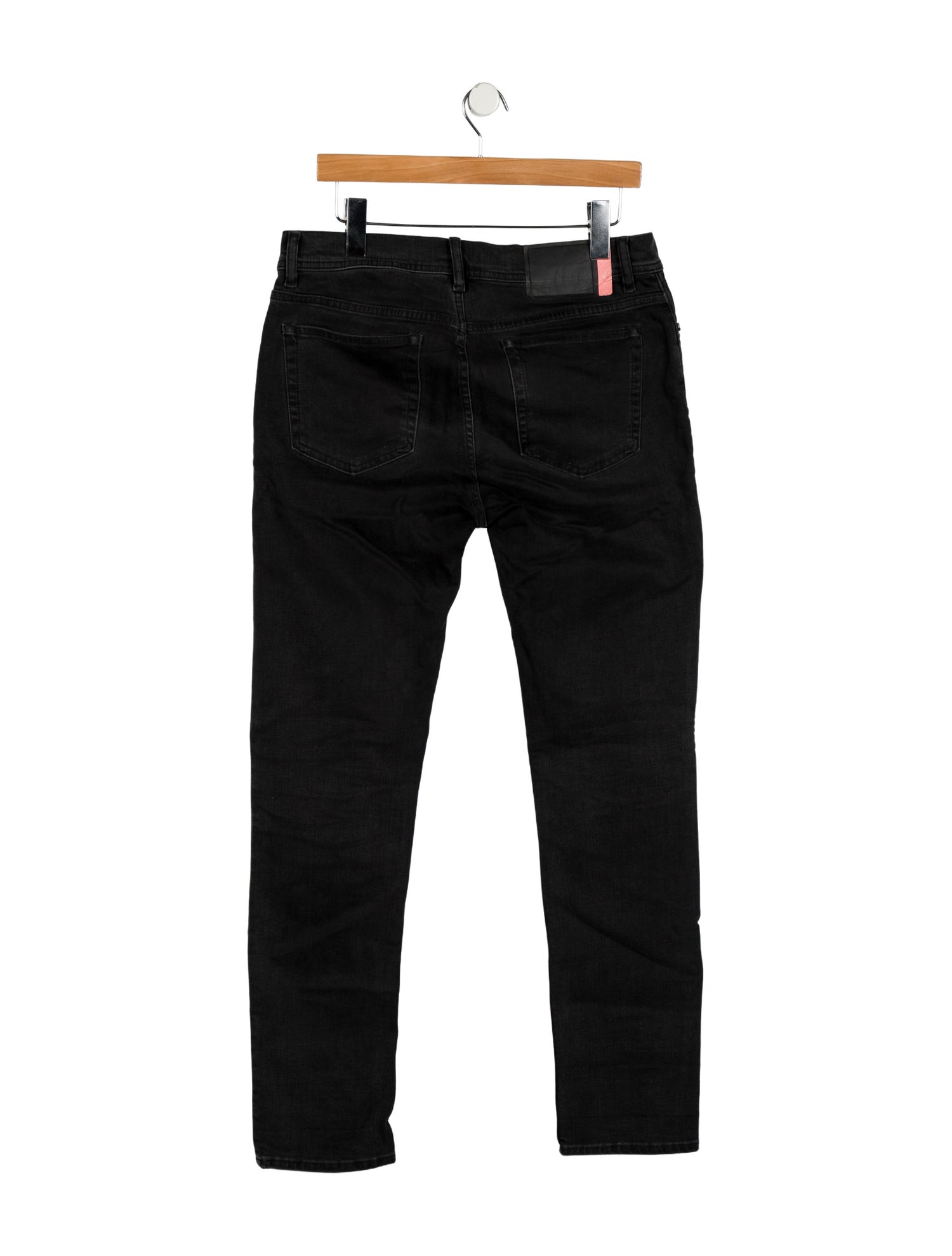 Acne Studios Blå Konst Mid-Rise Straight Leg Jeans