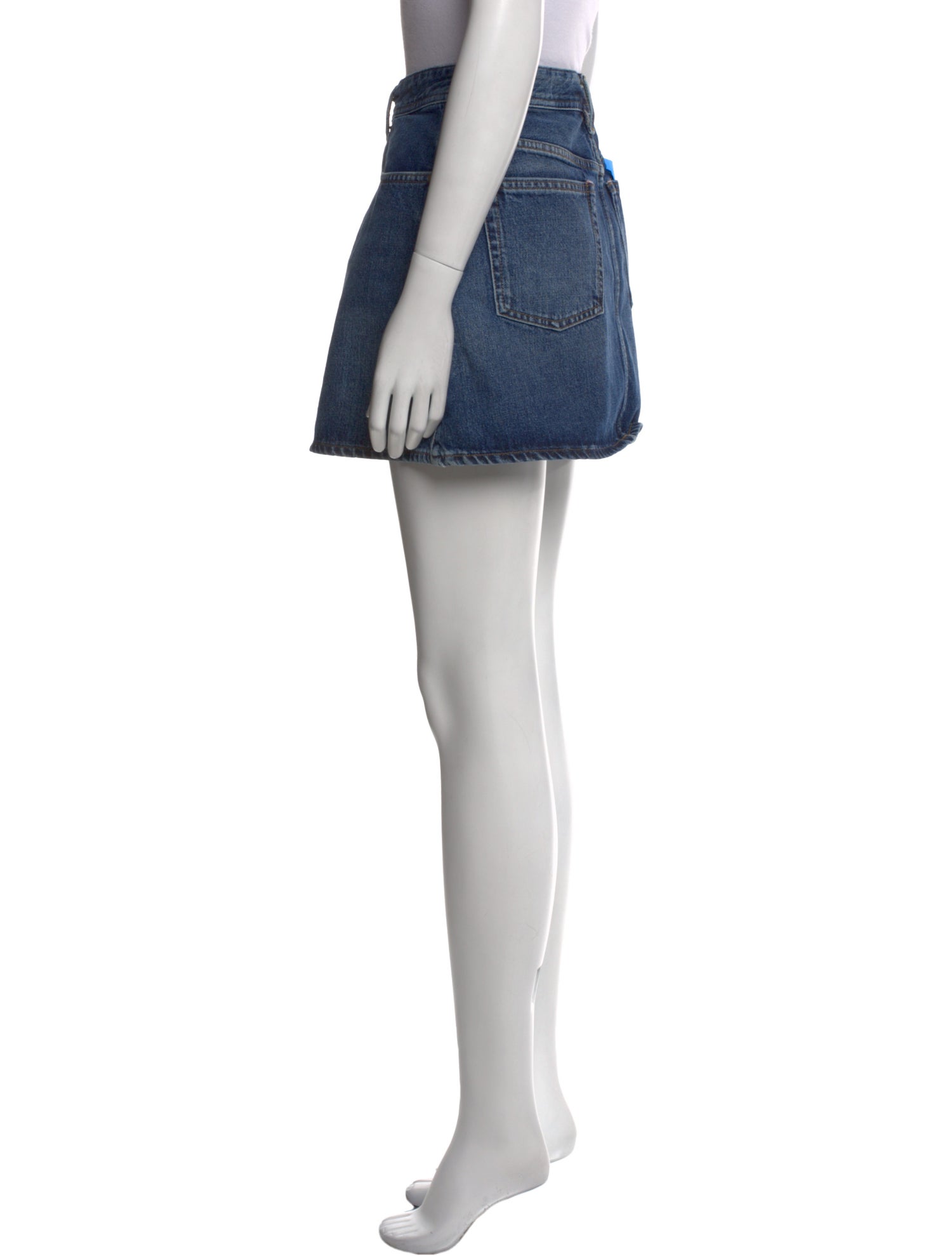 Acne Studios Blå Konst Mini Skirt