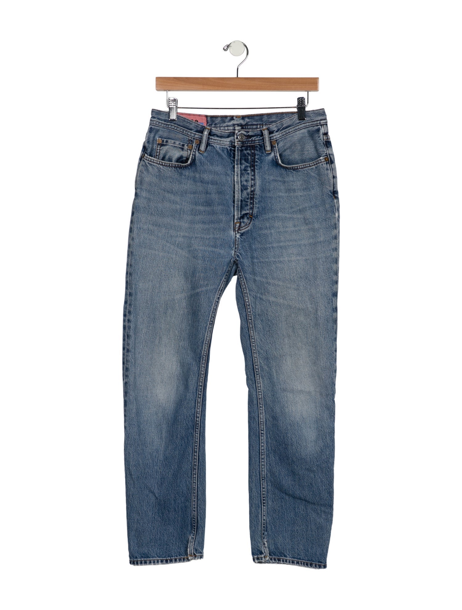 Acne Studios Blå Konst Straight-Leg Jeans