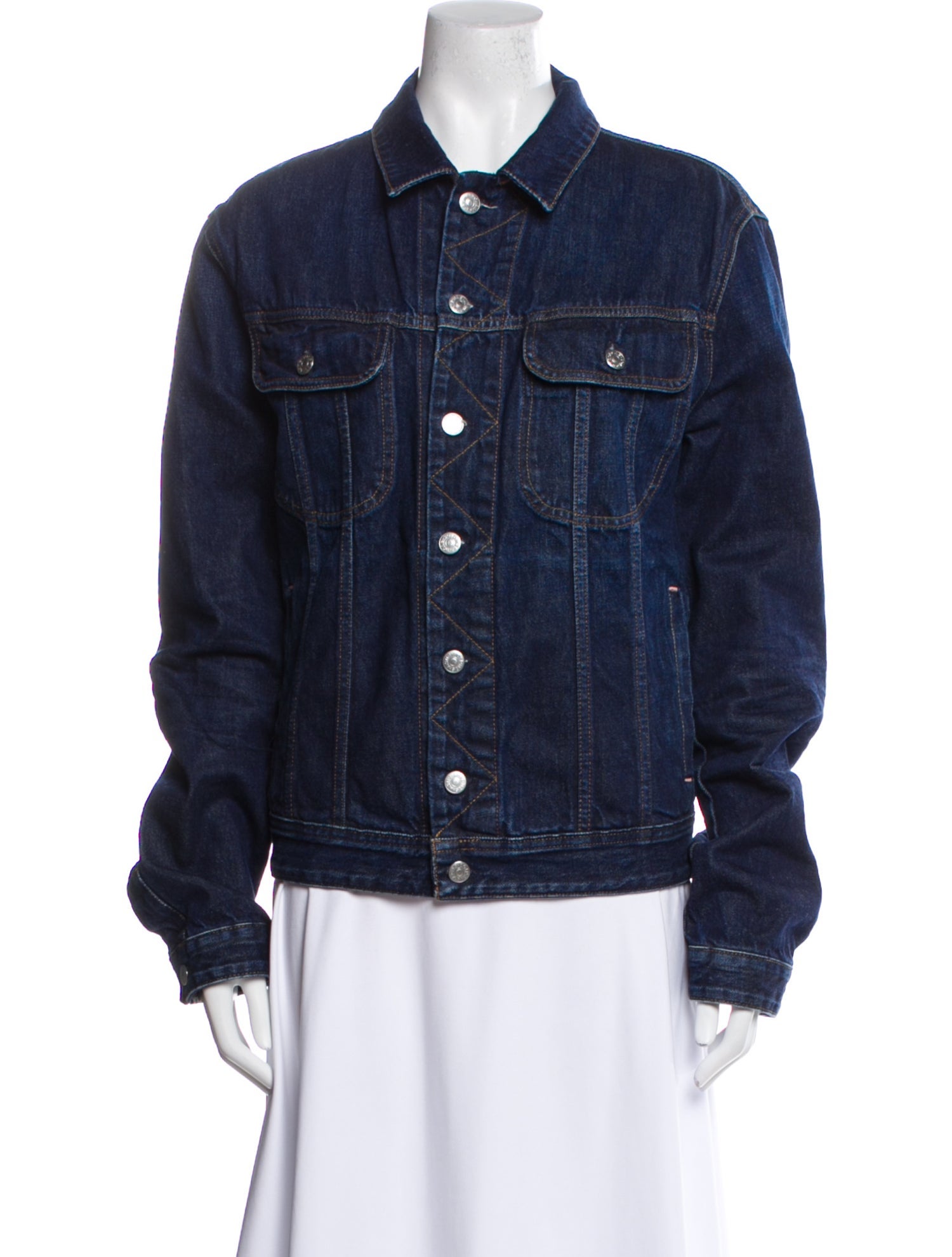 Acne Studios Blå Konst Denim Jacket