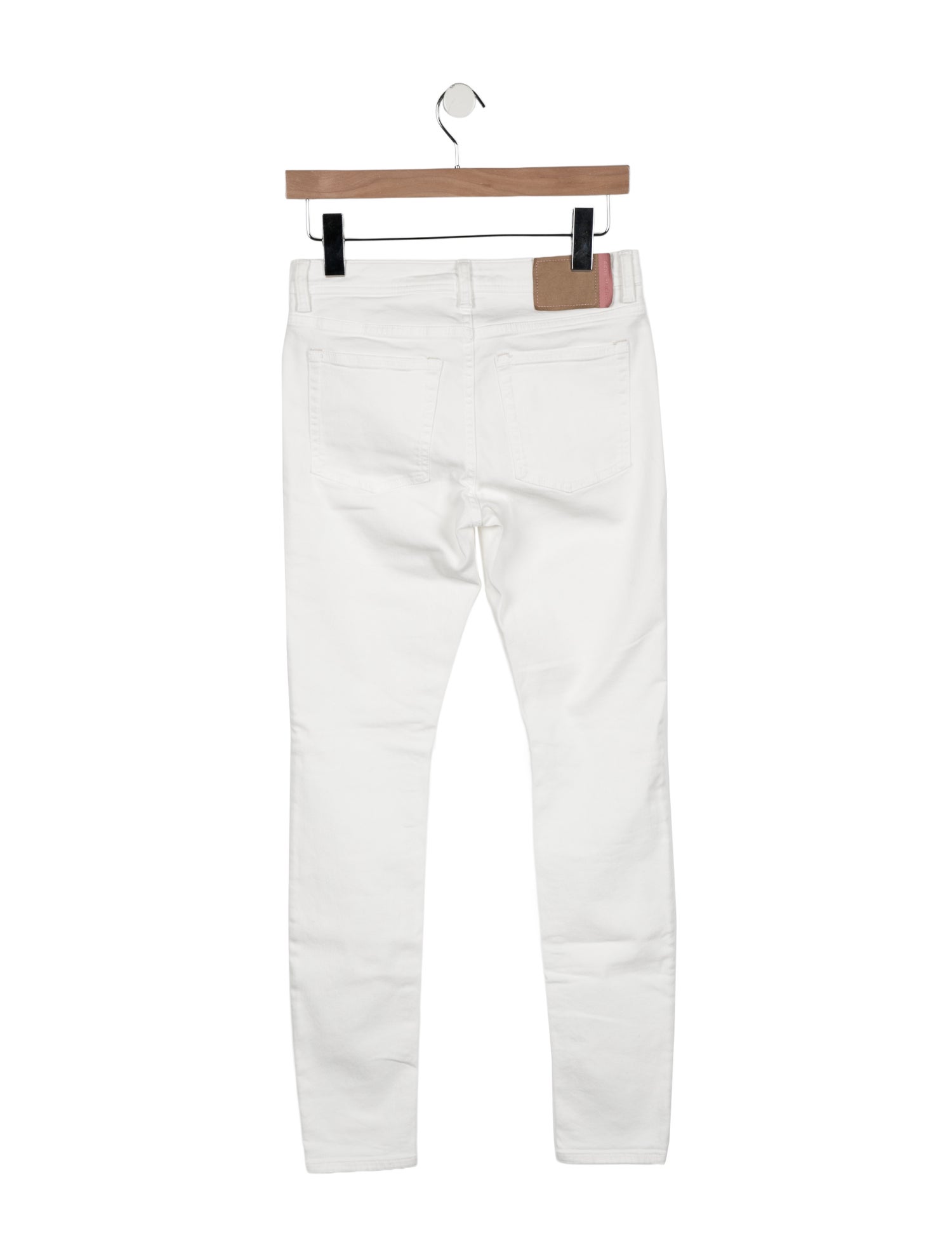 Acne Studios Blå Konst Mid-Rise Skinny Leg Jeans w/ Tags