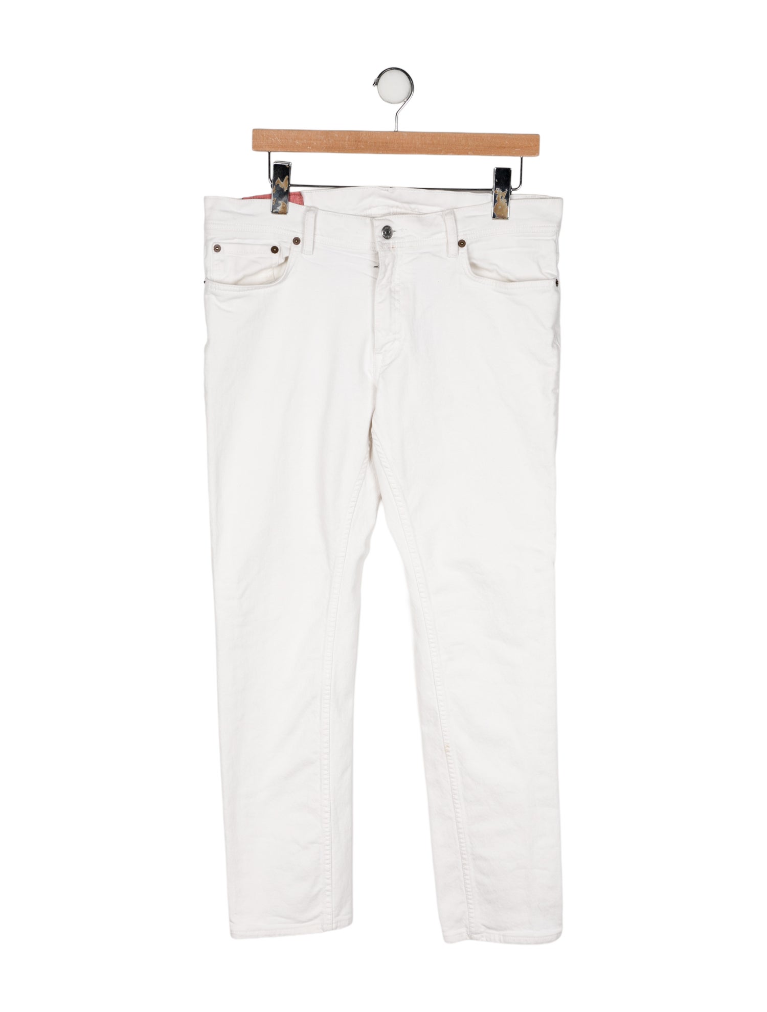 Acne Studios Blå Konst High-Rise Straight Leg Jeans