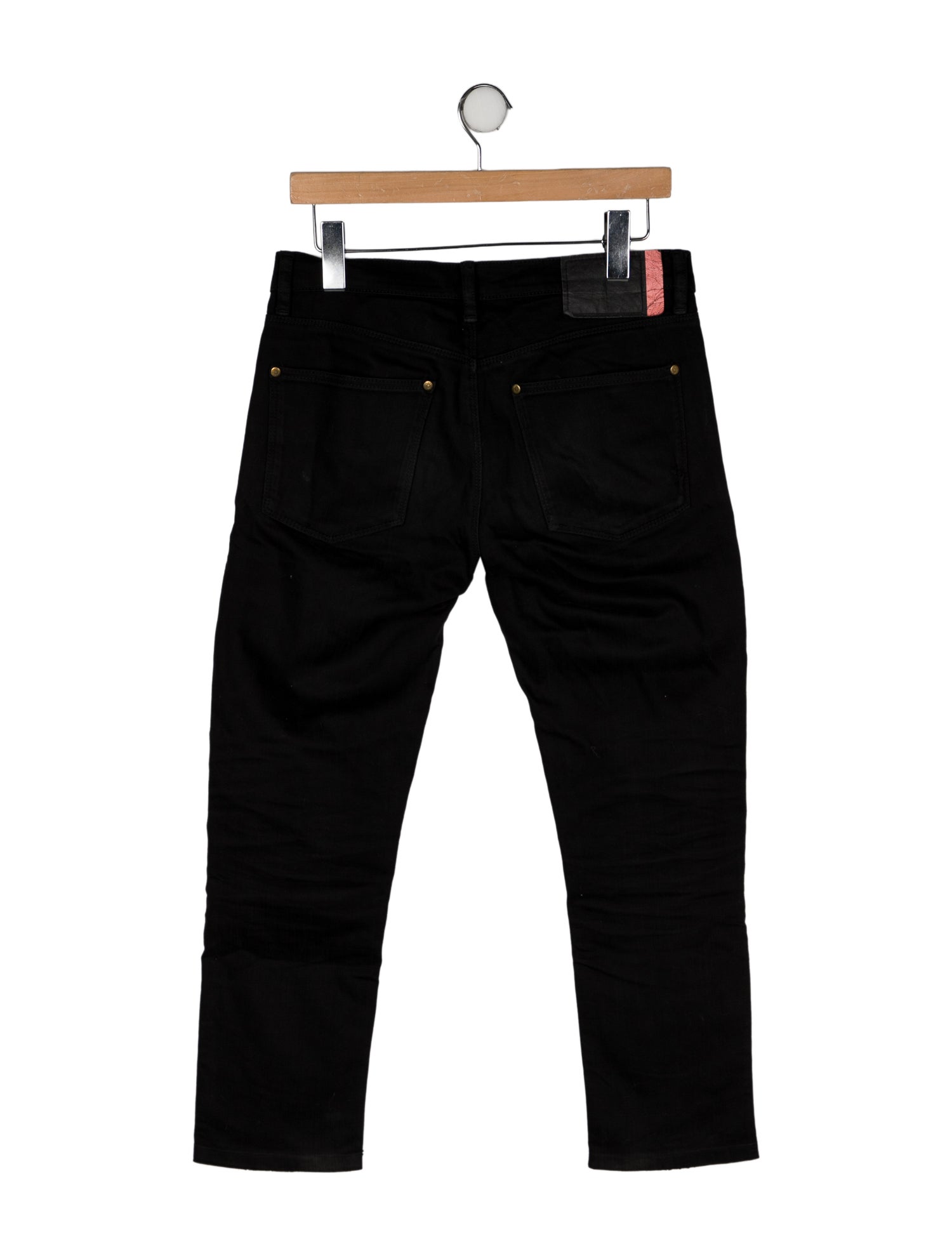 Acne Studios Blå Konst Mid-Rise Straight Leg Jeans