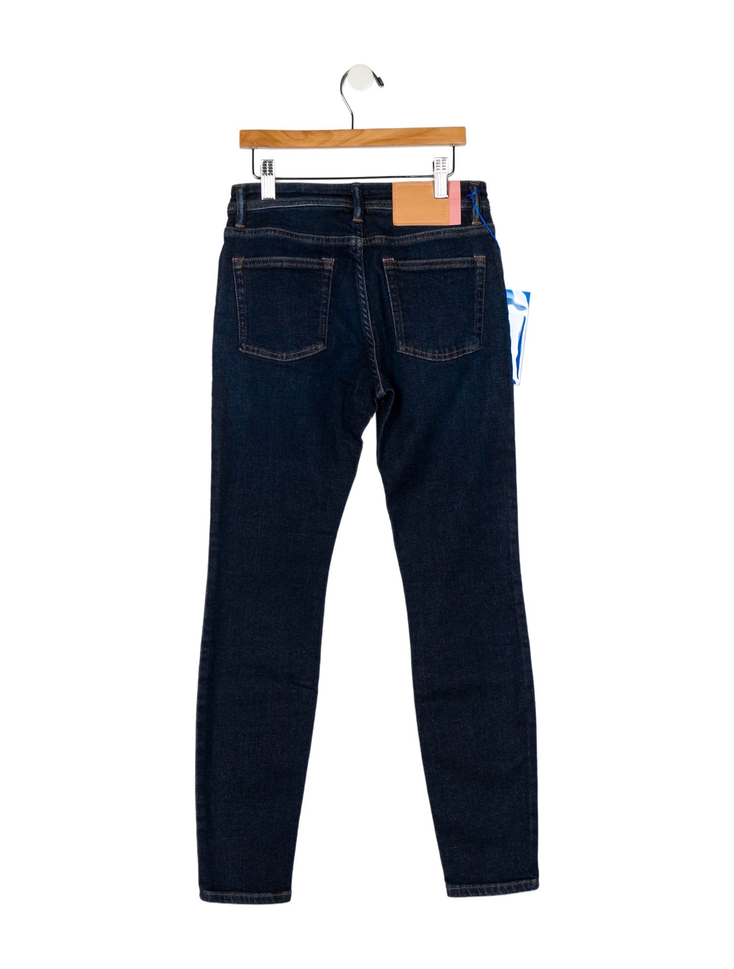 Acne Studios Blå Konst Low-Rise Skinny Leg Jeans w/ Tags