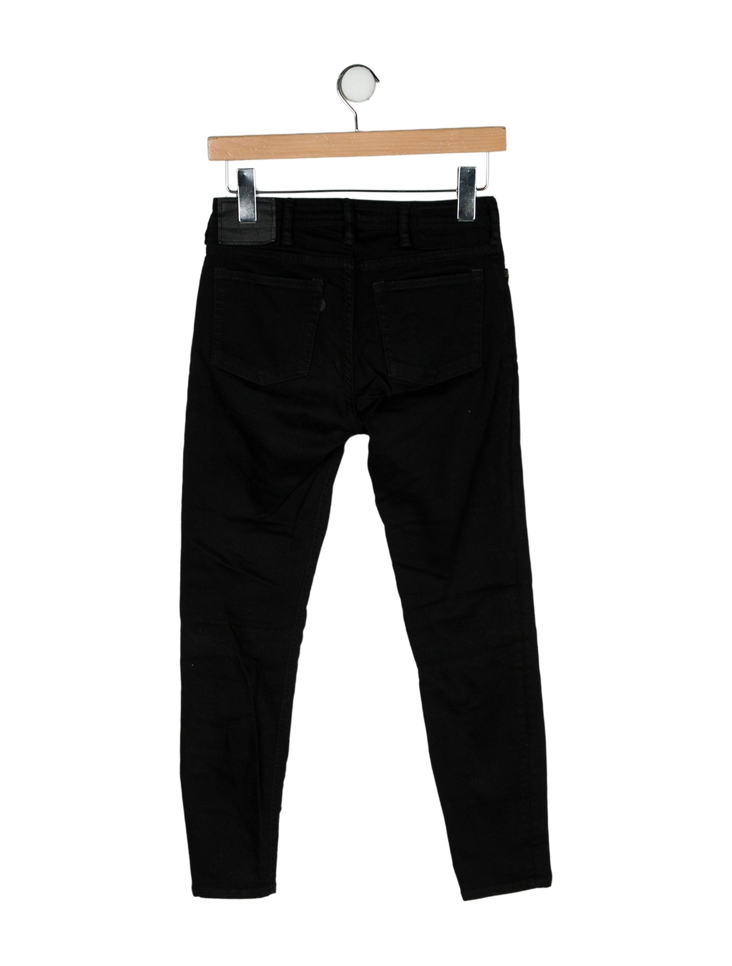 Acne Studios Blå Konst Mid-Rise Skinny Leg Jeans