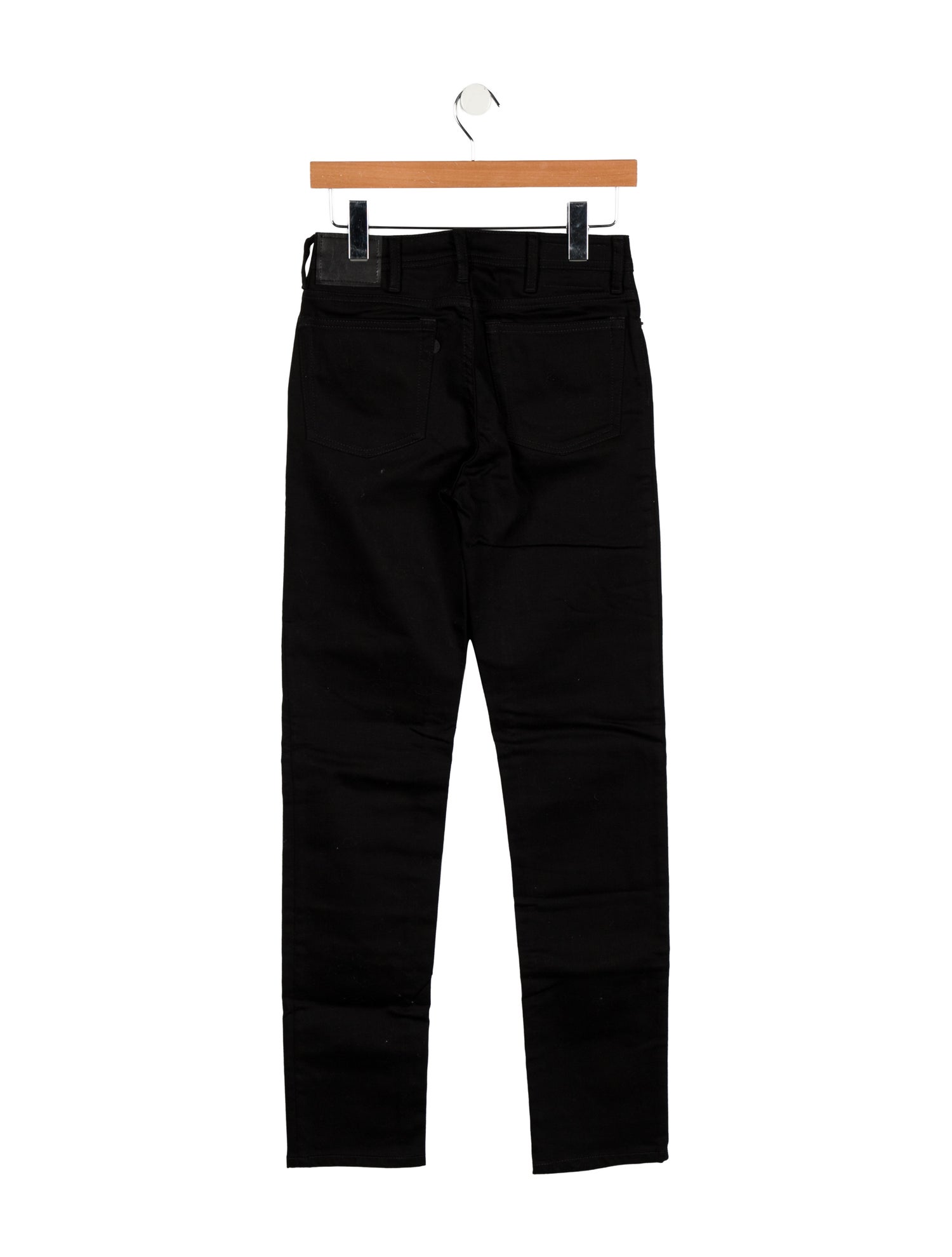 Acne Studios Blå Konst Mid-Rise Straight Leg Jeans w/ Tags