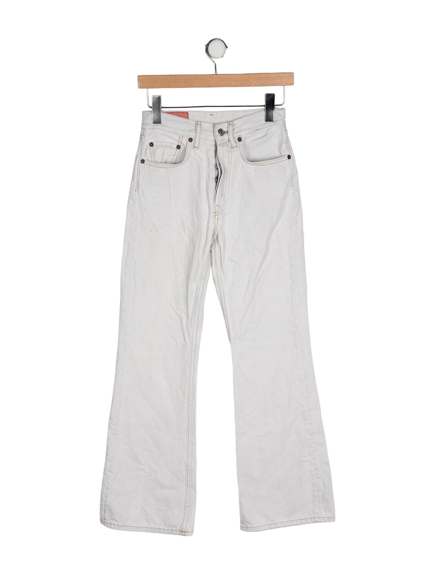 Acne Studios Blå Konst Mid-Rise Wide Leg Jeans