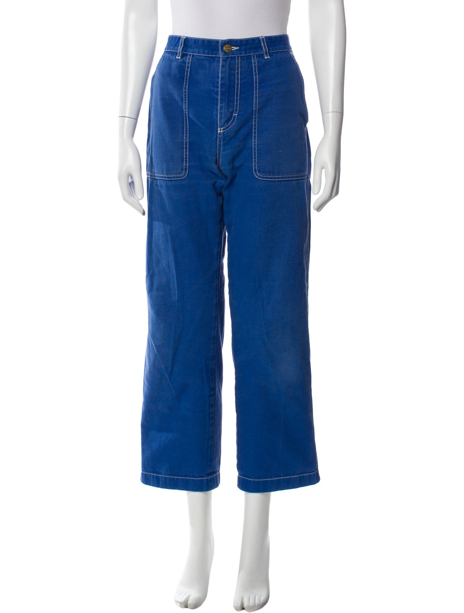 Acne Studios Blå Konst Straight Leg Pants