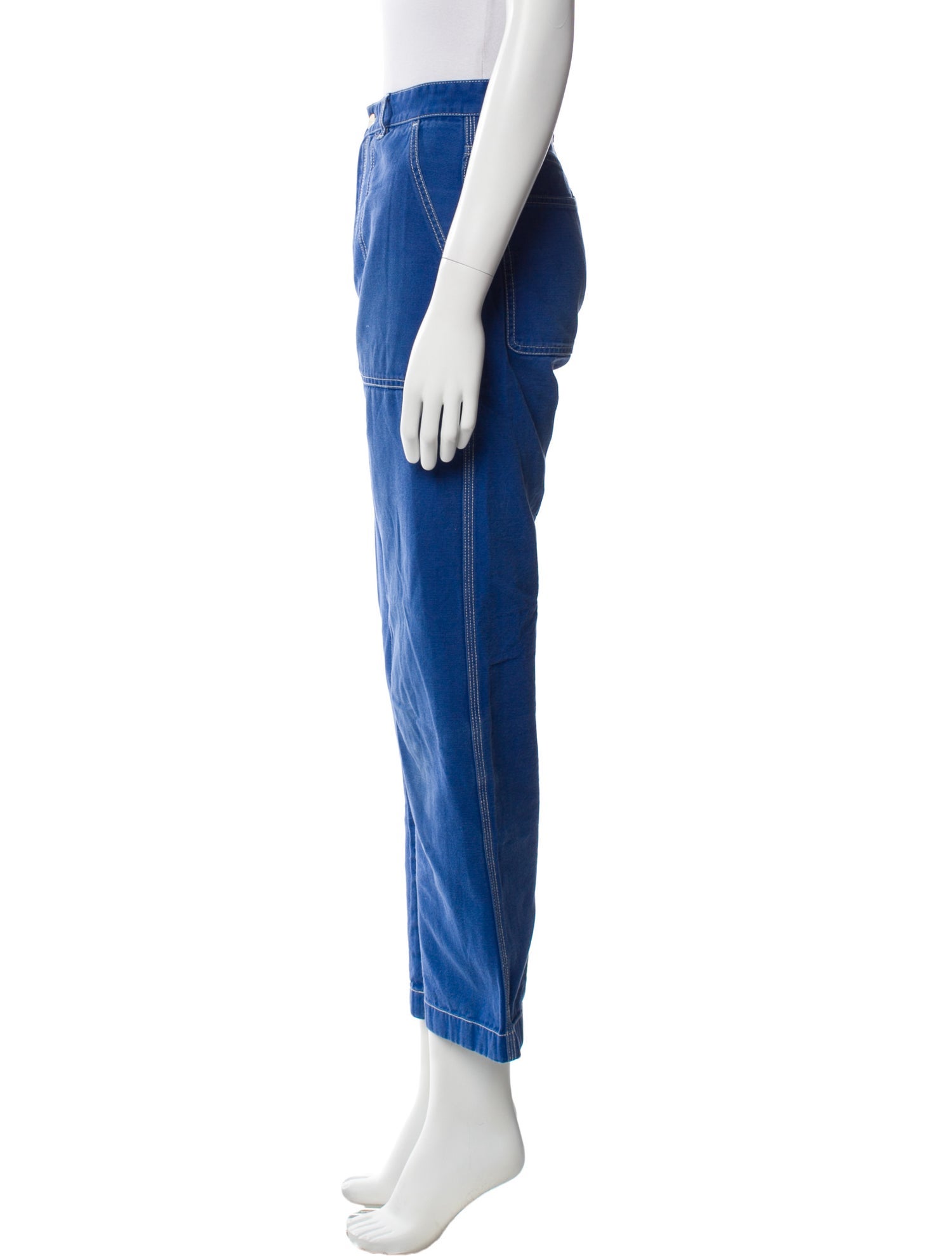 Acne Studios Blå Konst Straight Leg Pants