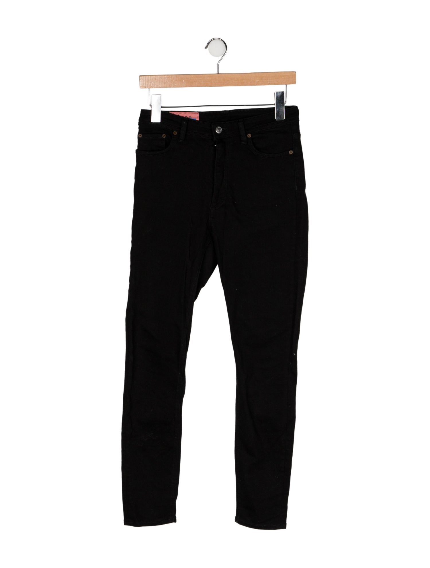 Acne Studios Blå Konst Mid-Rise Skinny Leg Jeans