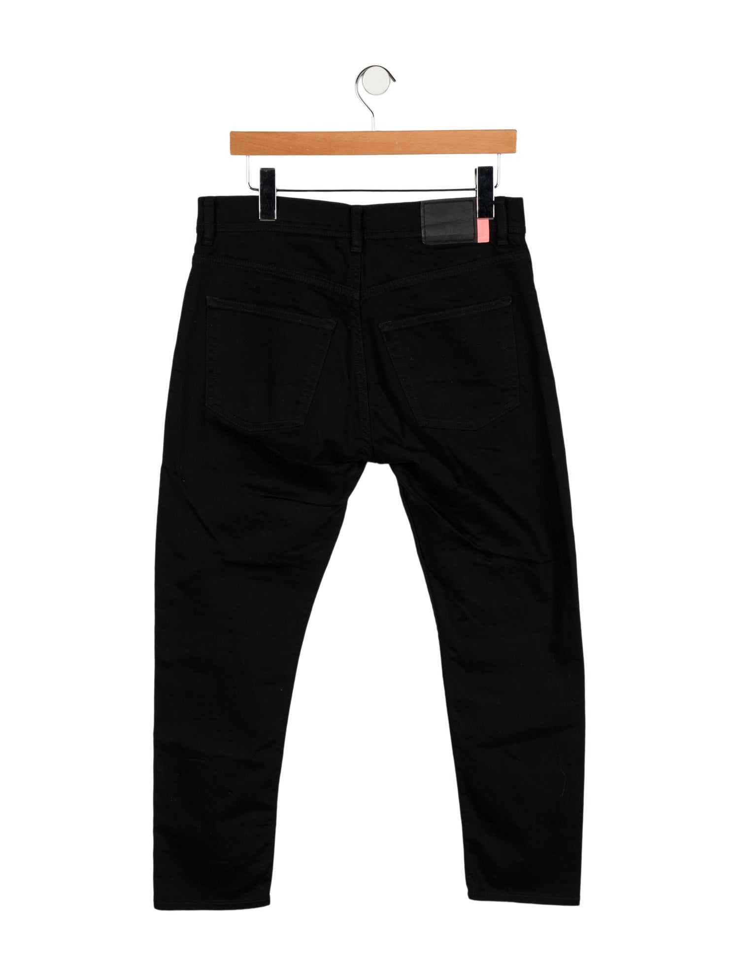 Acne Studios Blå Konst Mid-Rise Straight Leg Jeans