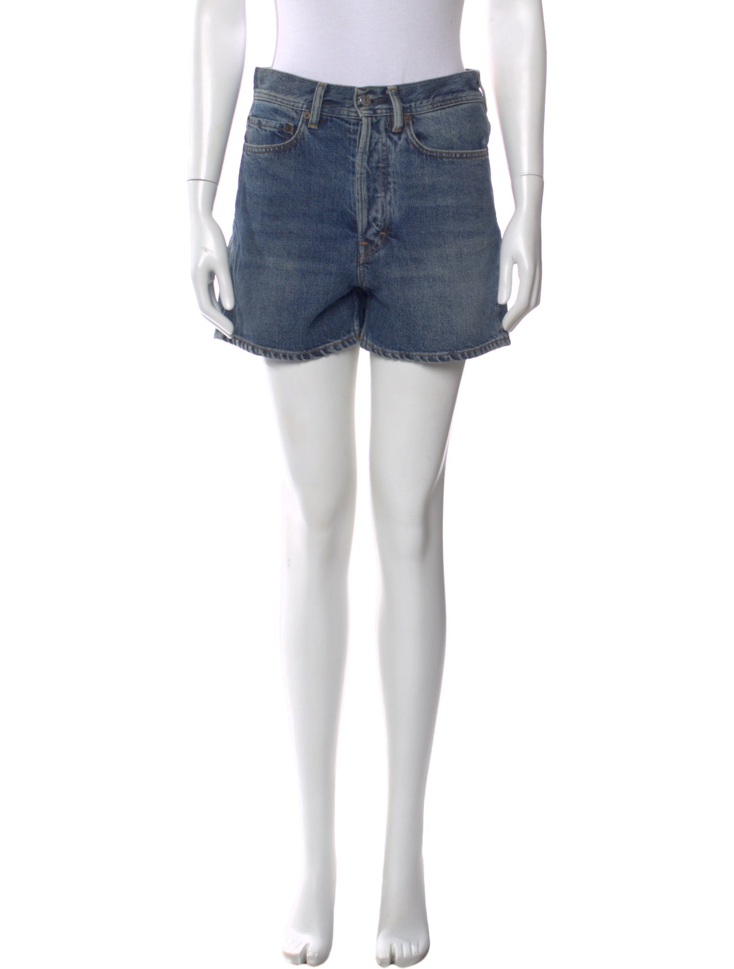 Acne Studios Blå Konst Mini Shorts