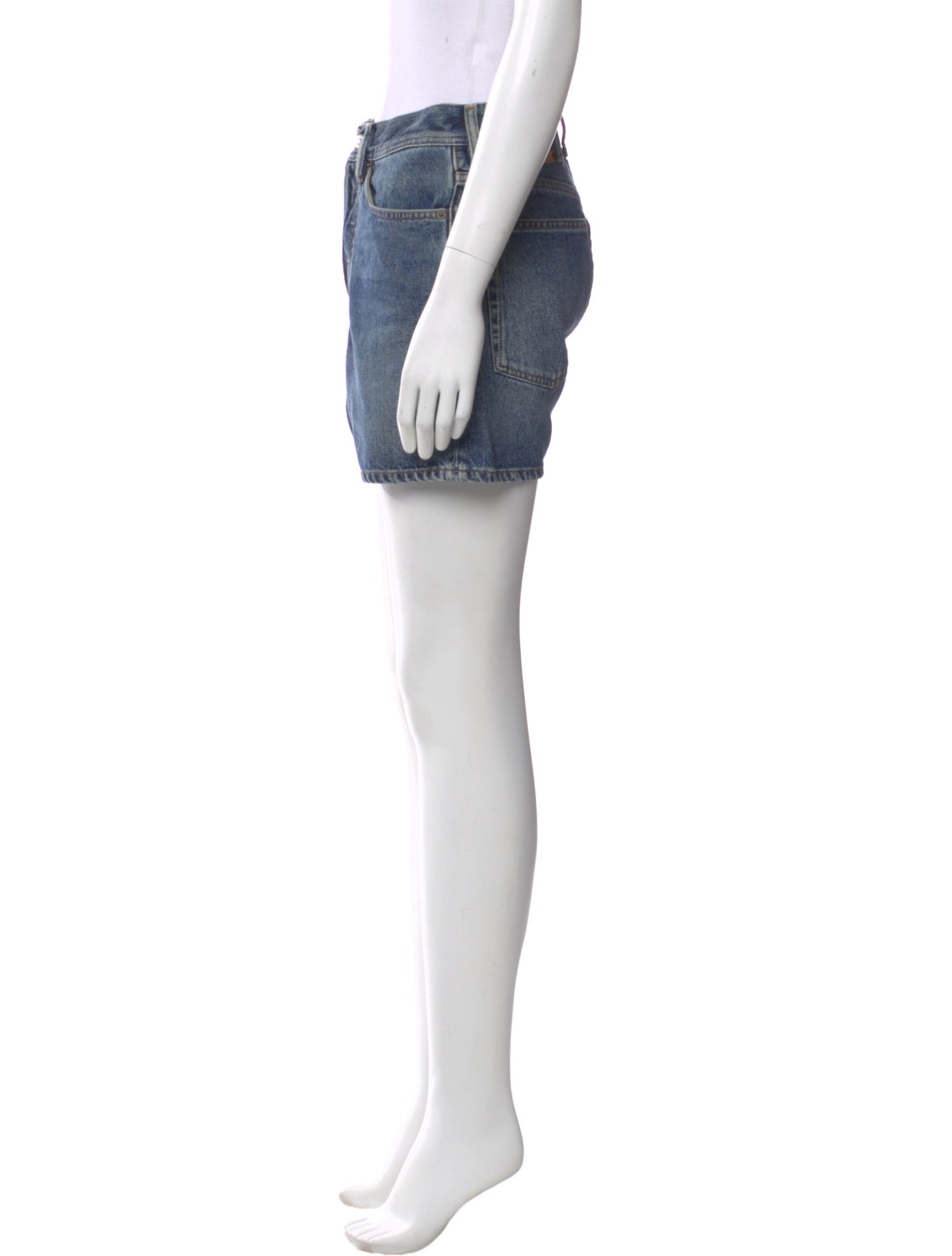 Acne Studios Blå Konst Mini Shorts