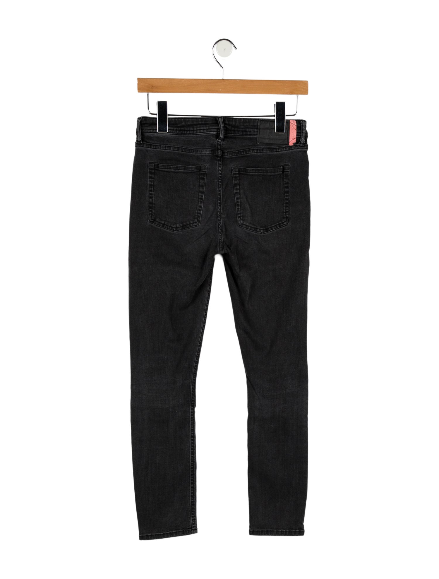 Acne Studios Blå Konst Mid-Rise Skinny Leg Jeans