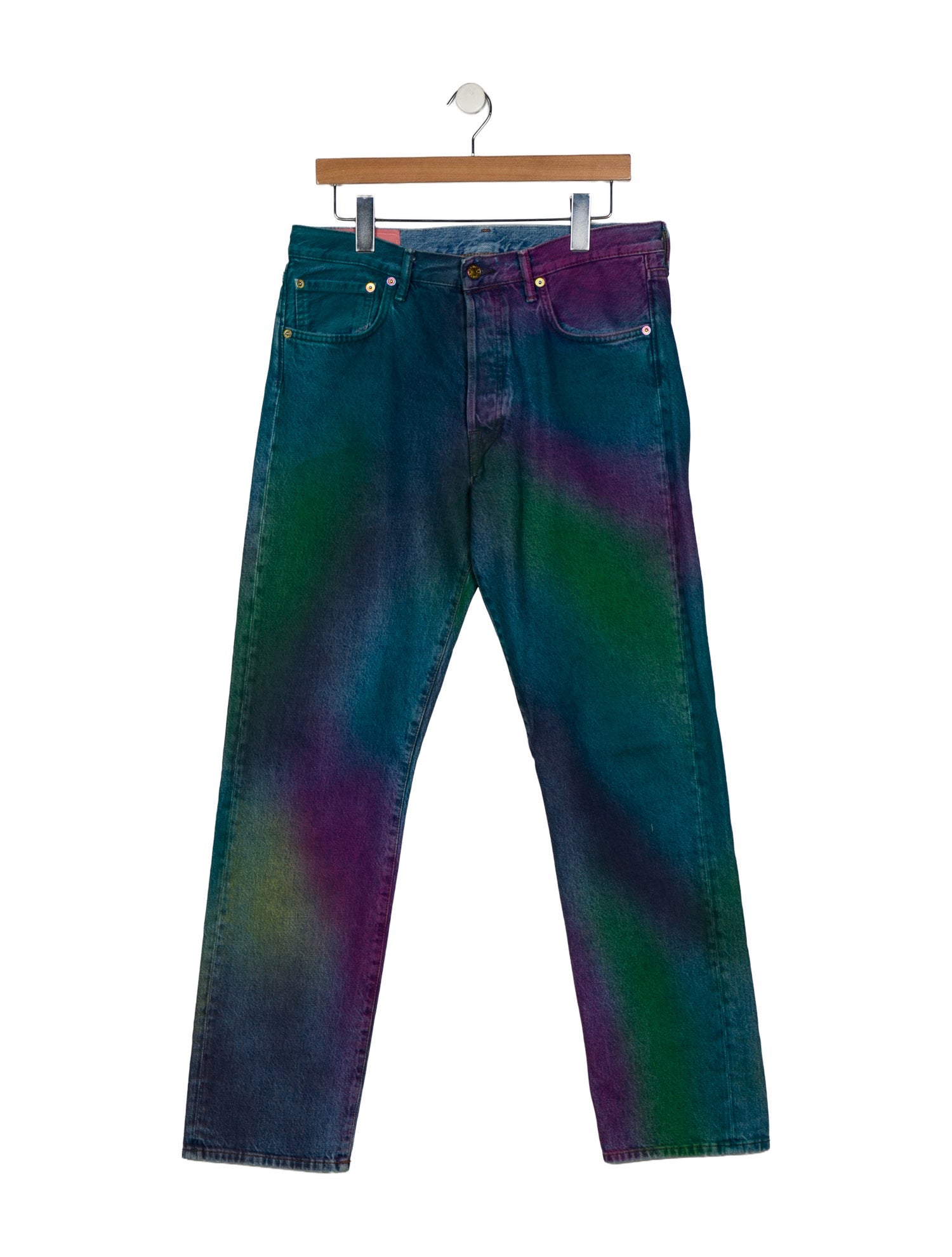 Acne Studios Blå Konst Straight-Leg Jeans