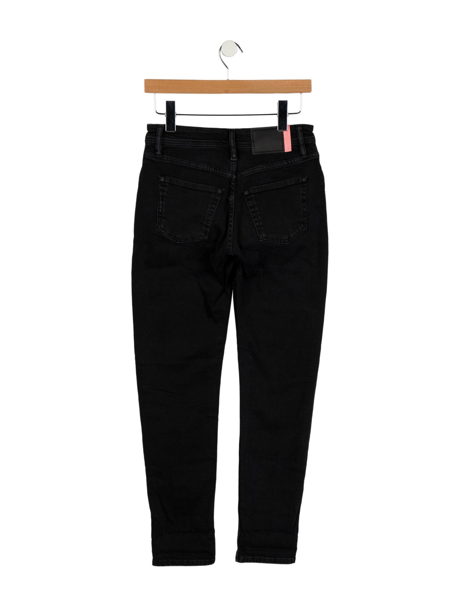 Acne Studios Blå Konst Mid-Rise Straight Leg Jeans