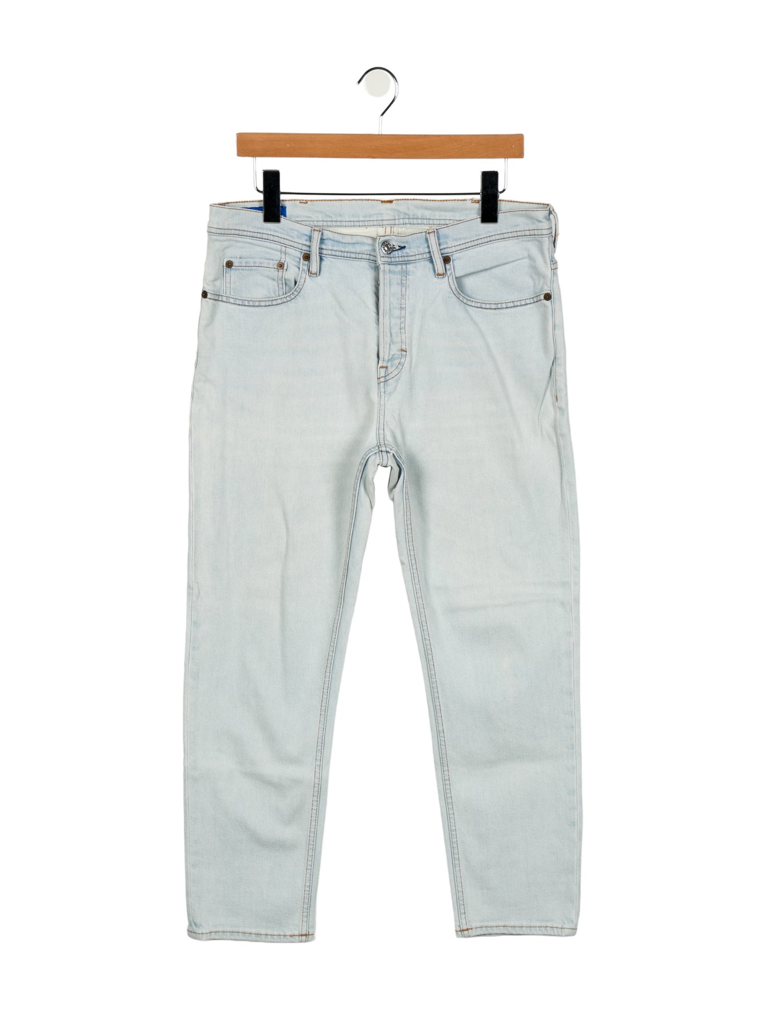 Acne Studios Blå Konst Straight-Leg Jeans