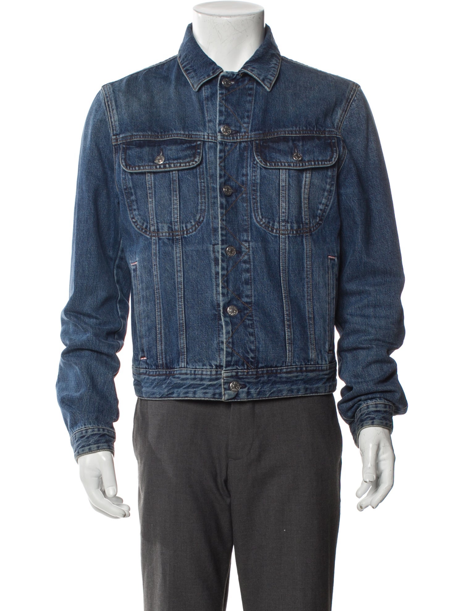 Acne Studios Blå Konst Denim Jacket