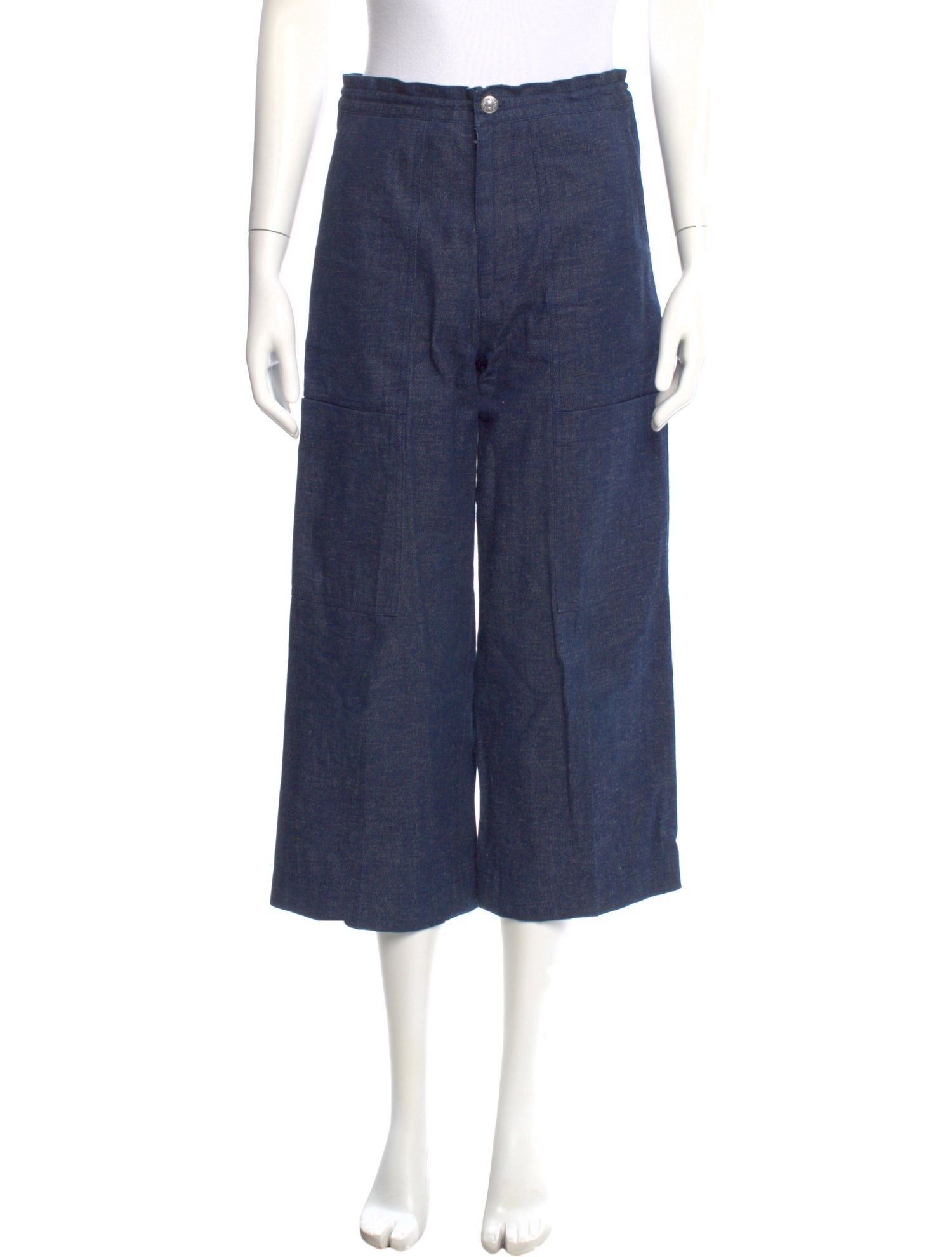 Acne Studios Blå Konst Wide Leg Pants