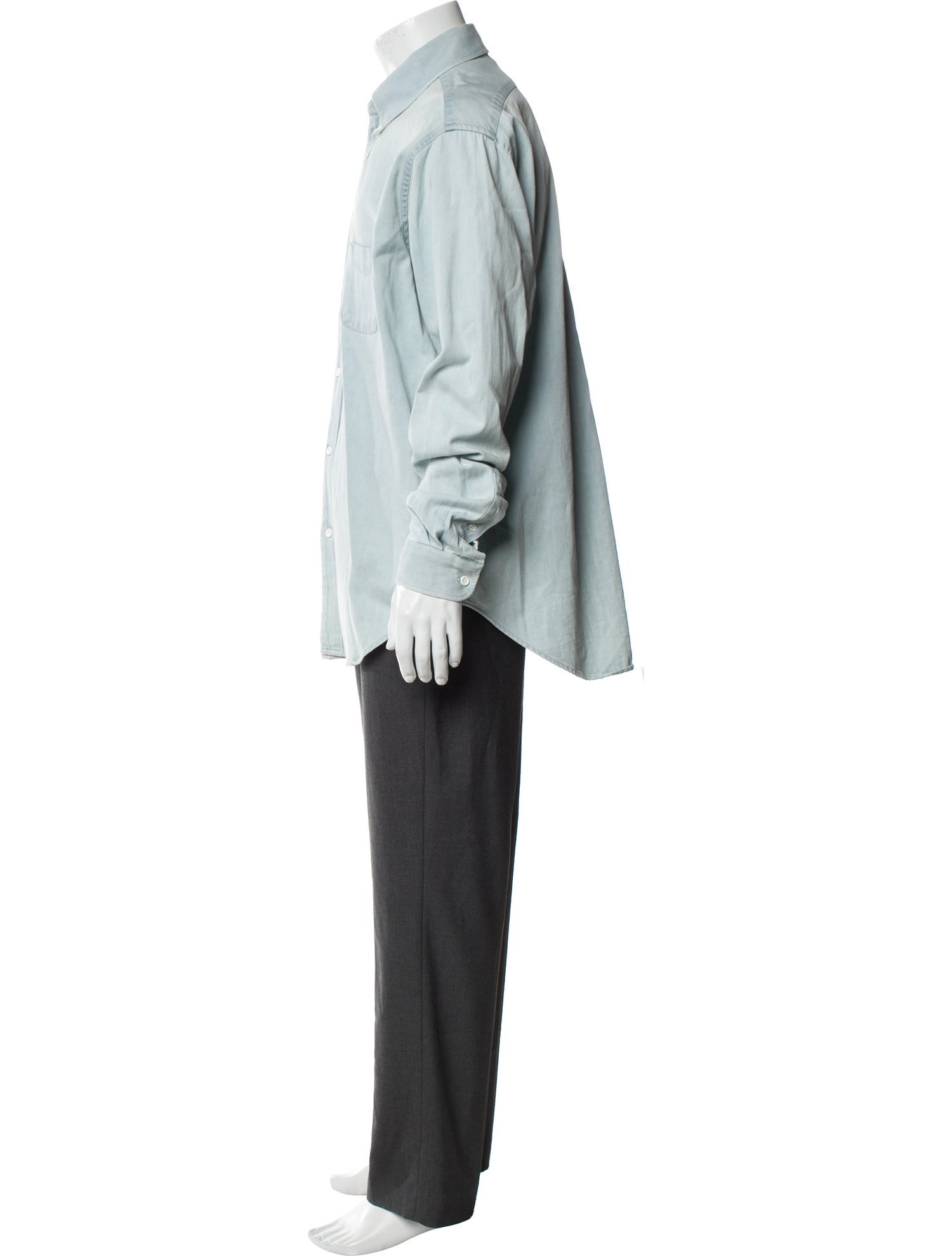 Acne Studios Blå Konst Long Sleeve Denim Shirt