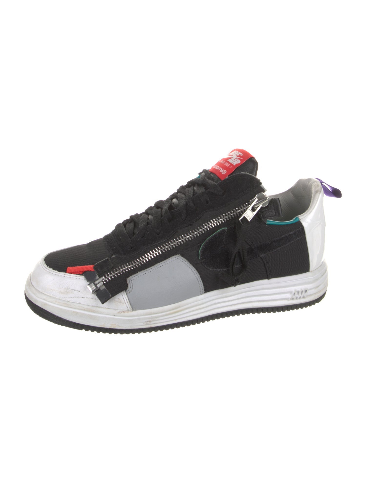 Acronym x Nike Suede Colorblock Pattern Sneakers