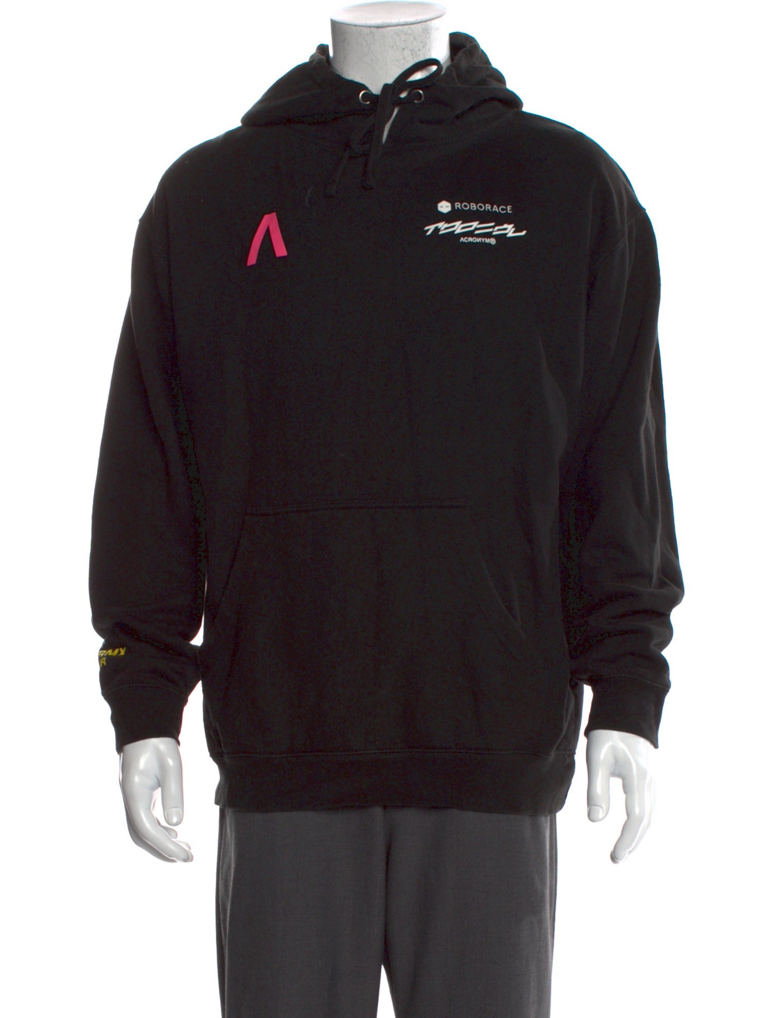 Acronym Graphic Print Turtleneck Pullover