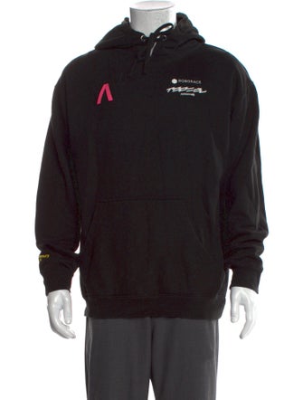 Acronym Graphic Print Turtleneck Pullover