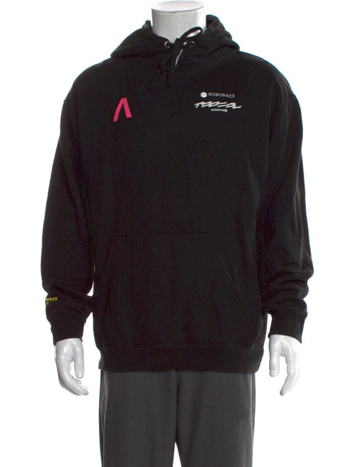 Acronym Graphic Print Turtleneck Pullover