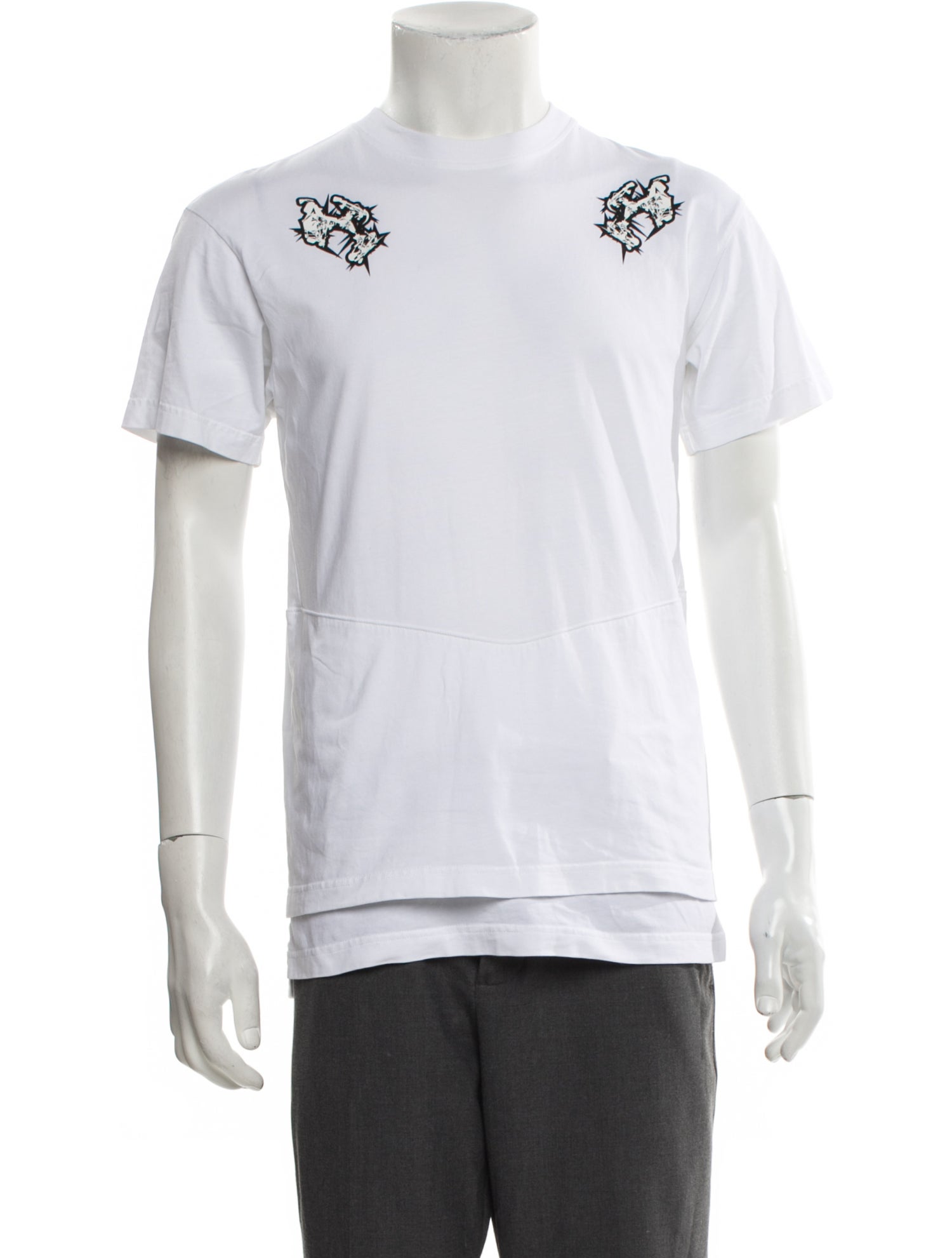 Acronym Graphic Print Crew Neck T-Shirt