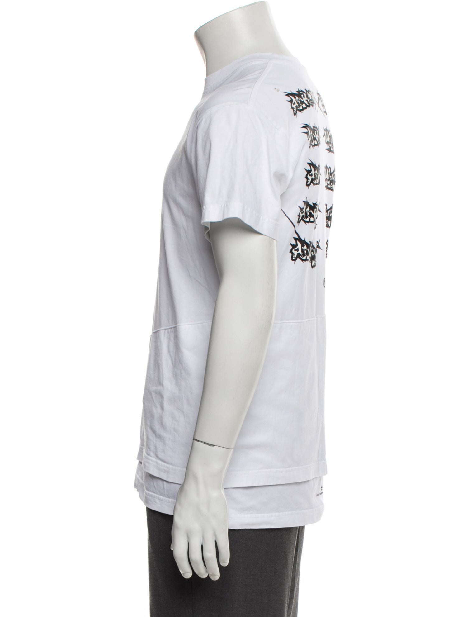 Acronym Graphic Print Crew Neck T-Shirt