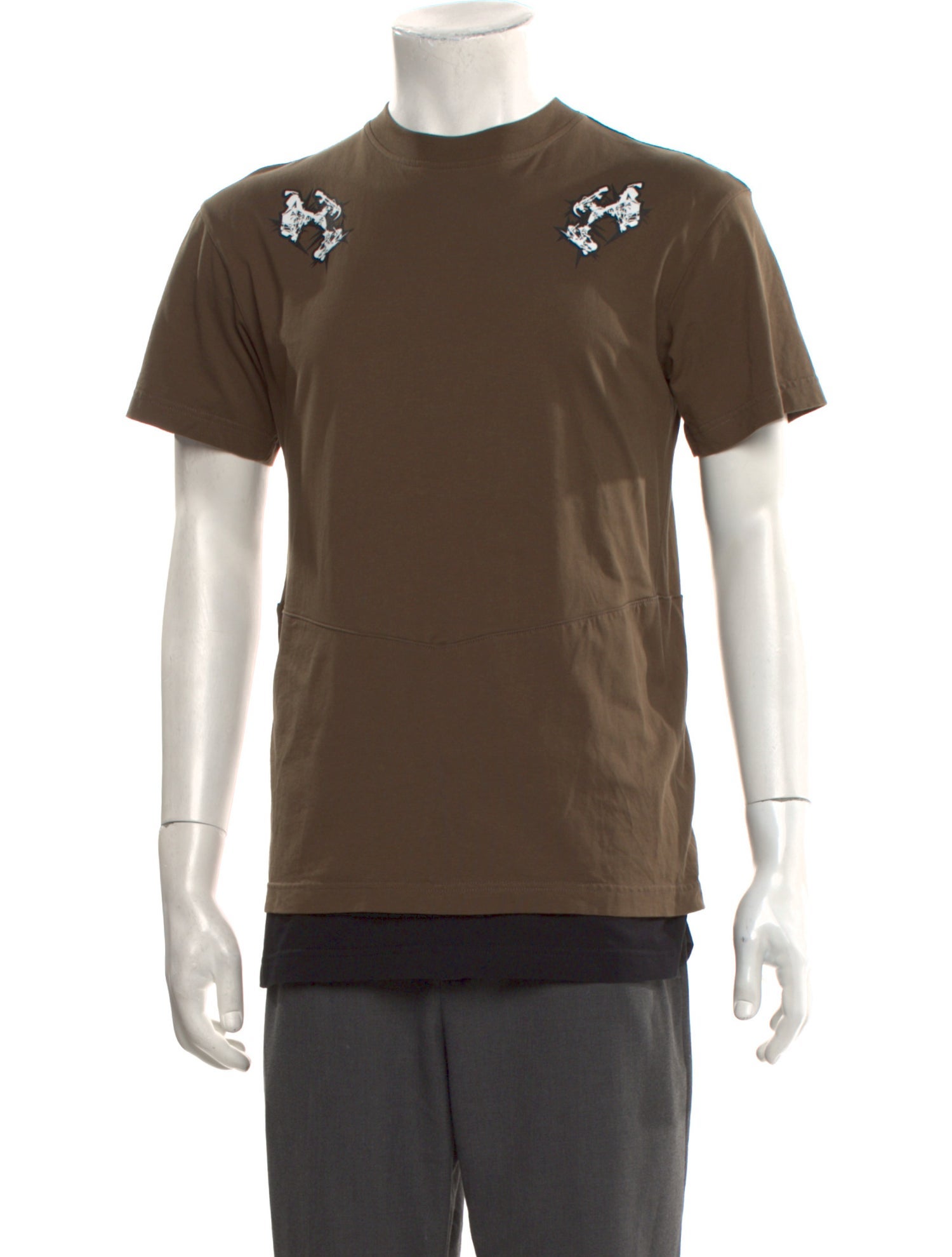 Acronym Graphic Print Crew Neck T-Shirt