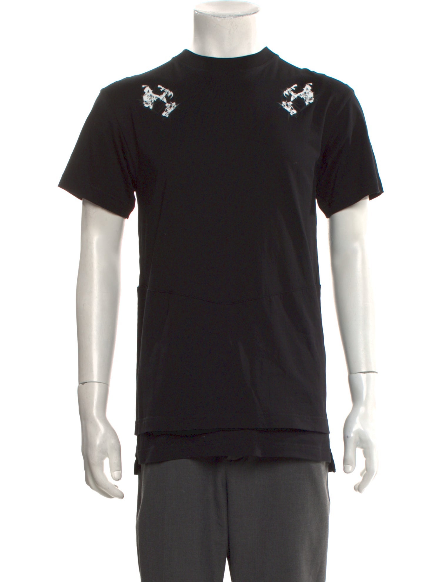 Acronym Graphic Print Crew Neck T-Shirt