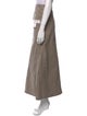 Act N°1 Distressed Accents Midi Length Skirt