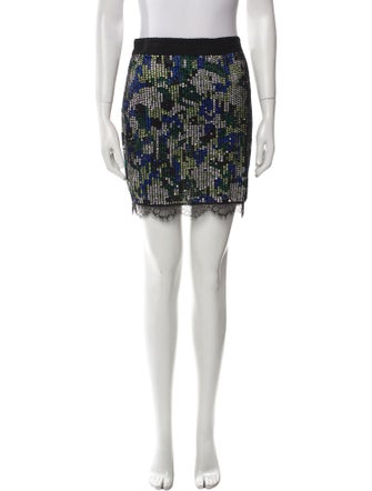 Amen Couture Patterned Mini Skirt