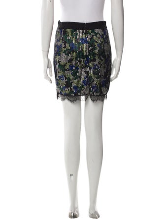 Amen Couture Patterned Mini Skirt