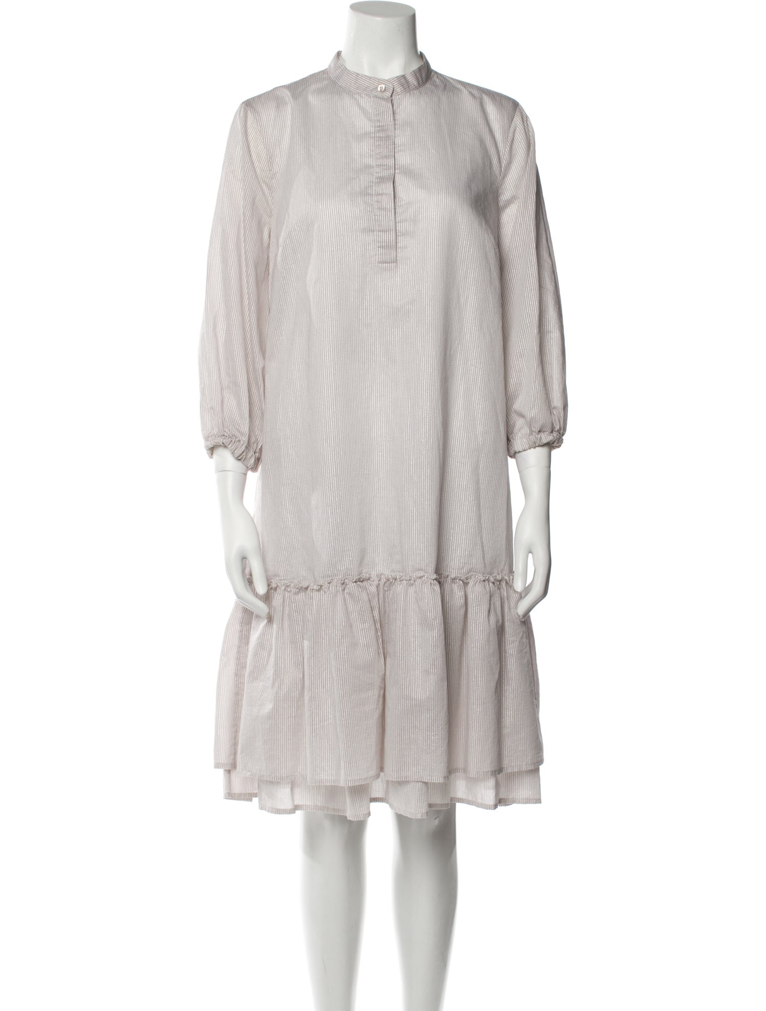 Accuà By Psr Striped Knee-Length Dress