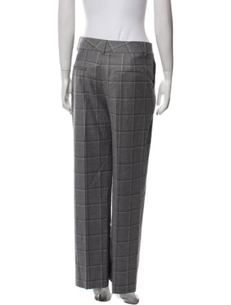 Accuà By Psr Plaid Print Wide Leg Pants