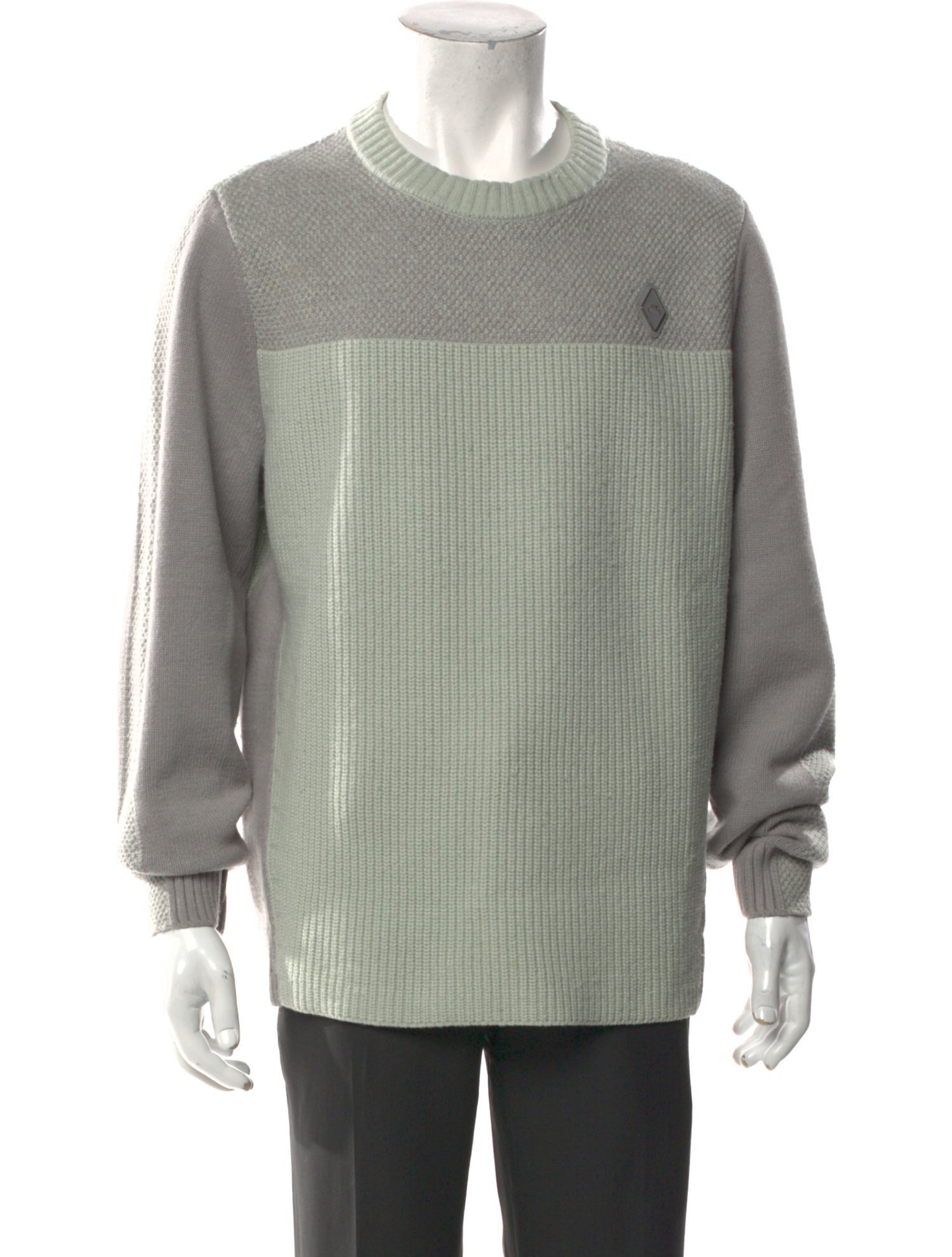 A-Cold-Wall Wool Colorblock Pattern Pullover