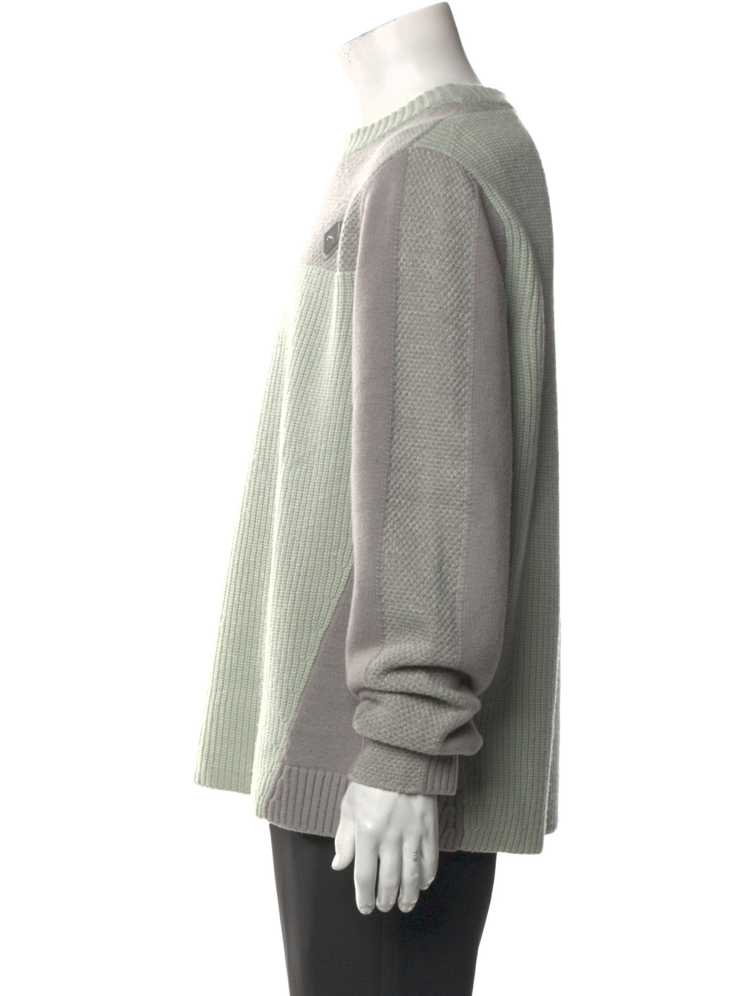 A-Cold-Wall Wool Colorblock Pattern Pullover