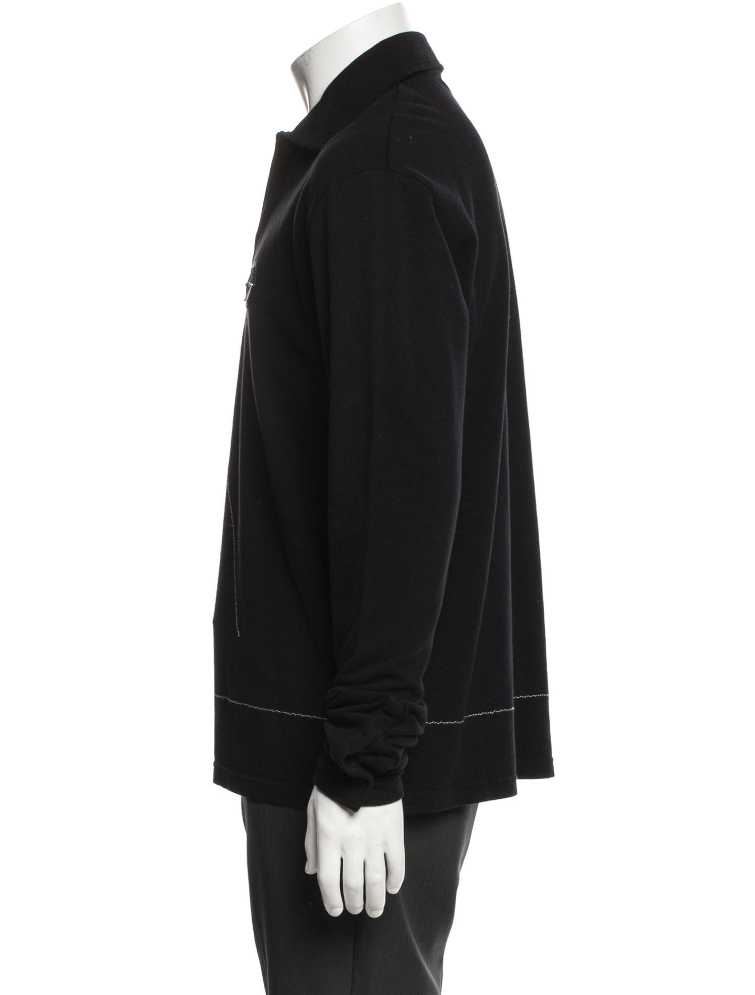 A-Cold-Wall Collar Long Sleeve Polo Shirt