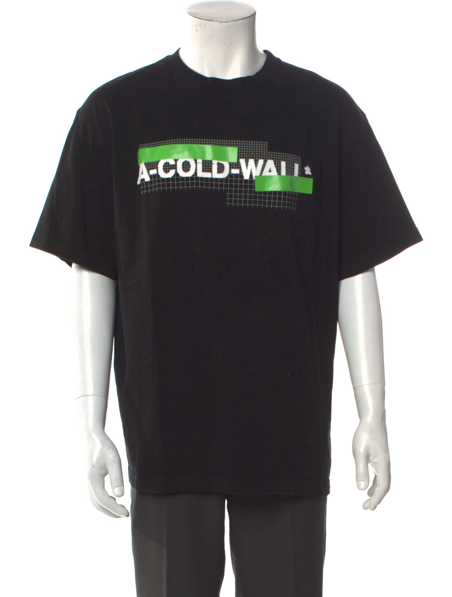 A-Cold-Wall Grid Logo Graphic Print T-Shirt