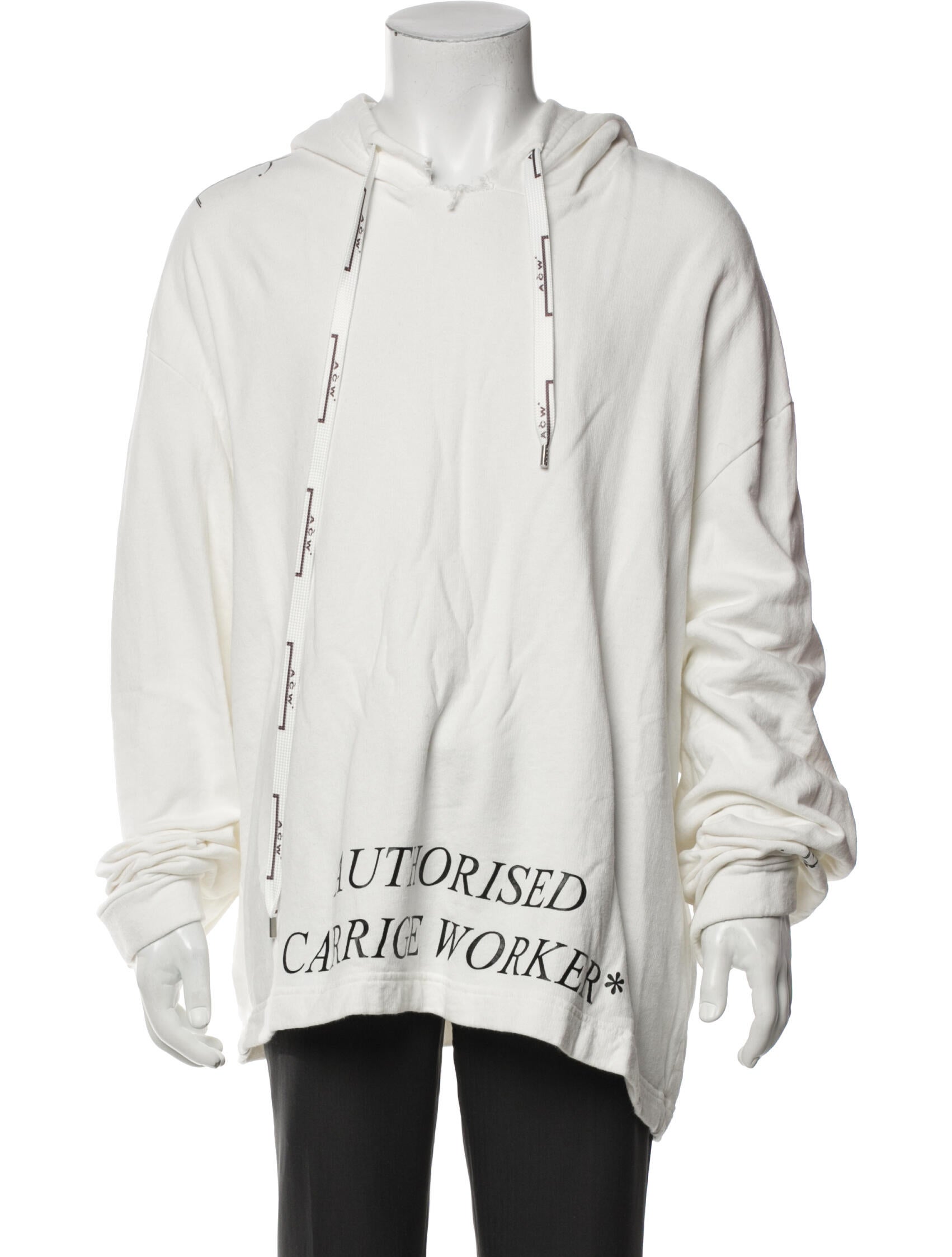 A-Cold-Wall Graphic Print Crew Neck Hoodie
