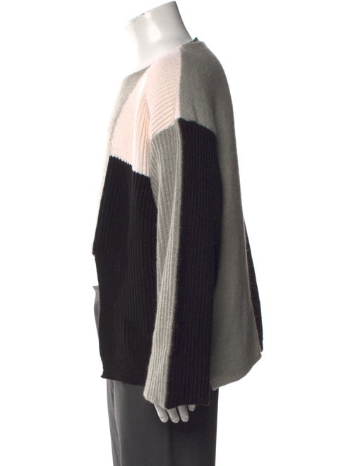 A-Cold-Wall Colorblock Pattern Crew Neck Pullover