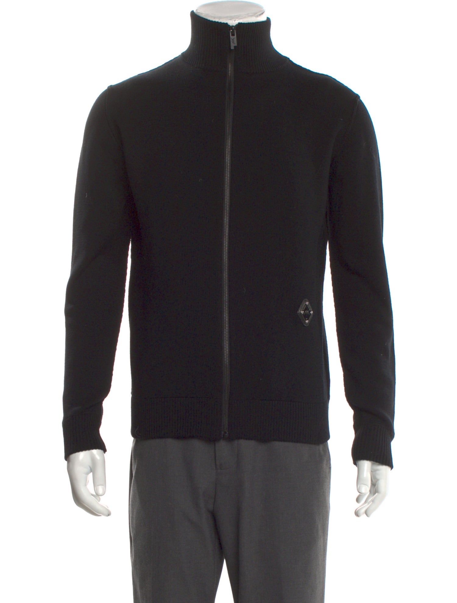 A-Cold-Wall Wool Mock Neck Cardigan