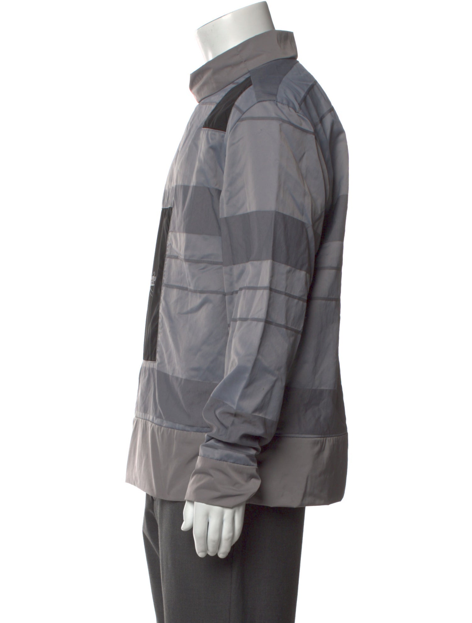 A-Cold-Wall Colorblock Pattern Long Sleeve Shirt