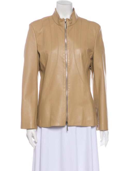 Adrienne Vittadini Leather Blazer